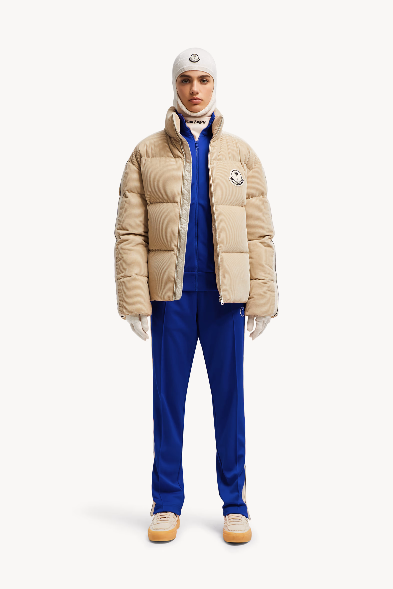 Pantalon de survêtement Moncler x Palm Angels Mixte Bleu Électrique Moncler 3